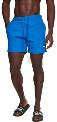 Produktbild von Urban Classics Herren Block Swim Shorts – Badeshorts mit Kordelzug & Taschen, sc