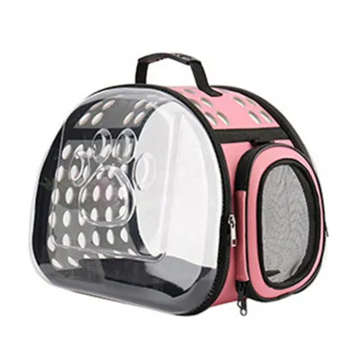 Immagine prodotto di Trasportino trasparente per gatti Zaino portatile da viaggio Trasportino pieghevole multifunzionale per piccoli animali domestici cani conigli