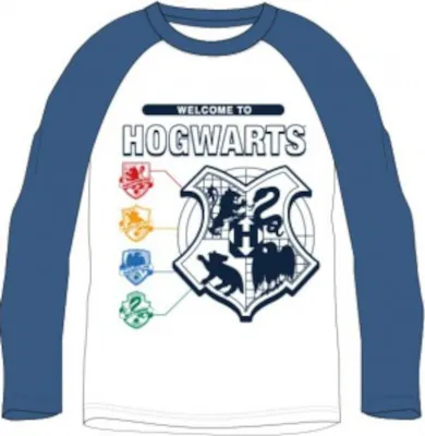 Produktbild von Harry Potter Langarm-Shirt, "Welcome to Hogwarts", weiß,152