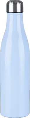 Produktbild von Kelomat Isolier Trinkflasche Hellblau Ø8cm 0,75 Liter Edelstahl rostfrei