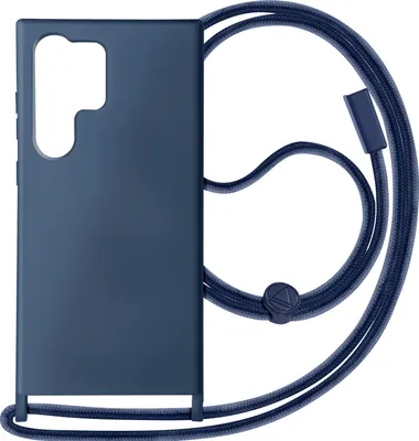 Immagine prodotto di Avizar, custodia con catena per Samsung Galaxy S24 Ultra, catena da 80 cm, blu notte