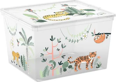 Obrázok produktu pre Úložný Box 30X40X25Cm Kocka Tropická