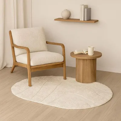 Image de Tapis Milton & Oldbrook 120 x 180 cm Vievis Blanc