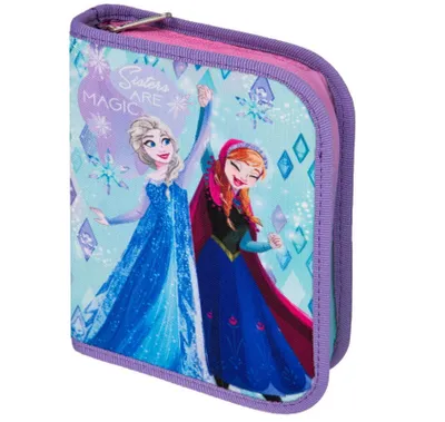 Produktbild von CoolPack Federmäppchen befüllt Frozen blau, lila, 14,0 x 4,0 cm