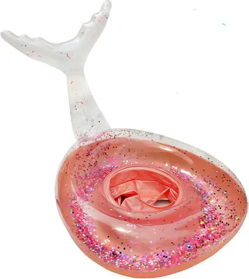 Produktbild von Baby-Schwimmring, Baby-Schwimmhilfe, Babyschwimmring, aufblasbarer Kinderschwimmring, Babyschwimmring (Pailletten-Mehrjungfrauenschwanz-Sitz [1-5 Jahre])