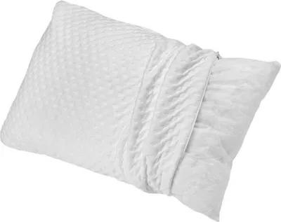 Produktbild von TOISON D'OR Kopfkissen Komfort Souple Weiß 60 x 60 cm, Abnehmbarer Bezug