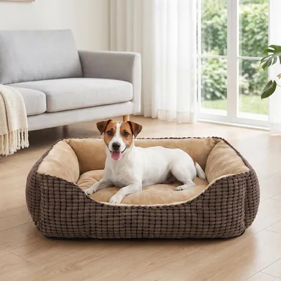 Produktbild von Hundebett Waschbar Braun 63x53x20cm
