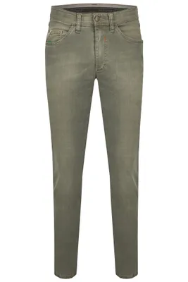 Produktbild von Club of Comfort - Herren Baumwoll Hose, Henry INCH (6516), Farbe:Grün (172), Größe:W34/L32