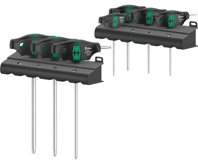 Productafbeelding van Wera 467/7 HF set: 1 schroevendraaier met kruiskop en TORX-profiel, plat.