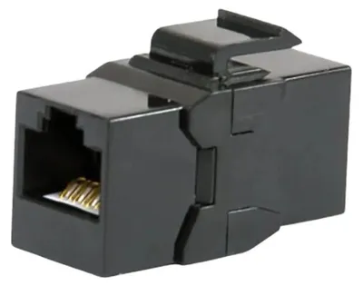 Produktbild von Equip Keystone-Koppler ungeschirmt Cat6A 2xRJ45 8Stk sw