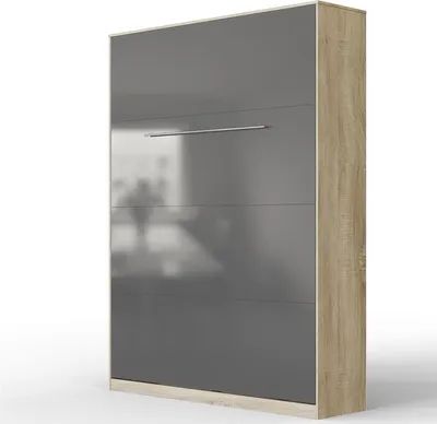 Produktbild von SMARTBett Standard Komfort Lattenrost 140x200 Vertikal Komfort Eiche Sonoma/Anthrazit Hochglanzfront