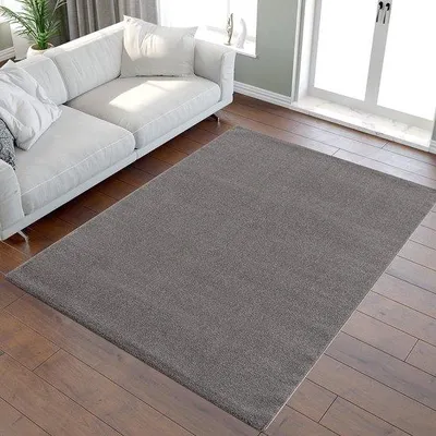 Produktbild von Famanu Teppich Grau 60 x 110 cm - Modernes Design für jeden Raum