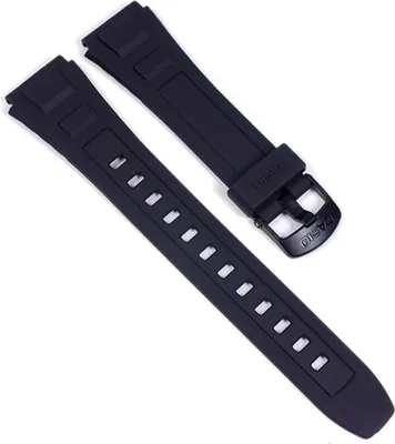 Produktbild von Ersatzband Resin schwarz 20mm Casio WV-59 - 24672
