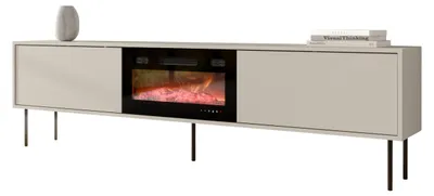 Produktbild von MIRJAN24 TV-Schrank Masha 200 EF mit Kamin, mit zwei Drehtüren (Farbe: Cashmere)