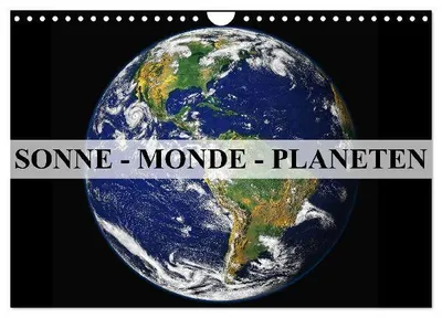Produktbild von Sonne, Monde und Planeten (Wandkalender 2026 DIN A4 quer), CALVENDO Monatskalender
