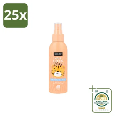 Productafbeelding van 25 x Sence Baby Haarlotion – Verzorgende lotion – 150 ml - Voorraadverpakking - 25 stuks