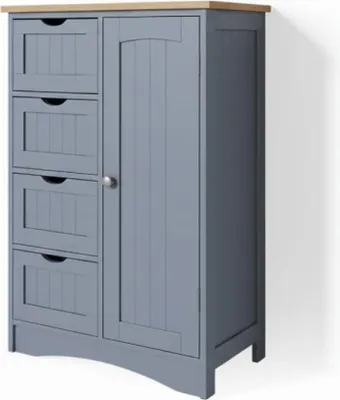 Produktbild von Badschrank Vicco Bianco Grau 55 x 81 cm, Model 33577