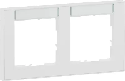 Produktbild von Legrand 765892 SEANO+2f Rahmen horizontal m.Beschriftungsfeld