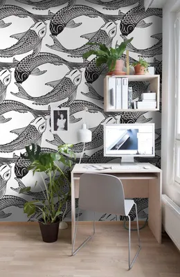 Produktbild von Coloray Fototapete 104x70 cm Latextapete Magicstick - Fisch Koi Design.