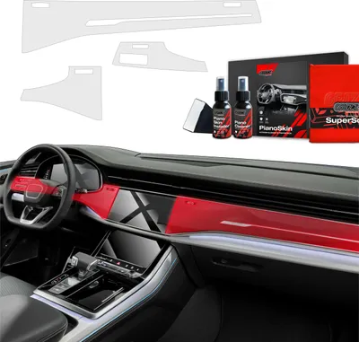 Produktbild von 3in1 Armaturenbrett und Interieurleisten Schutzfolie Grizz Protector für Audi SQ8 (2018-2025) Matt