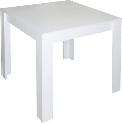Produktbild von Esstisch >Pit< in weiß matt - 80x75x80cm (BxHxT)