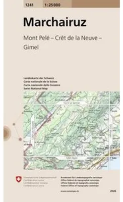 Produktbild von Swisstopo 1 : 25 000 Marchairuz