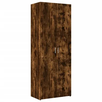 Zdjęcie produktu dla vidaXL Highboard dąb wędzony 70x42,5x185 cm materiał drewnopochodny