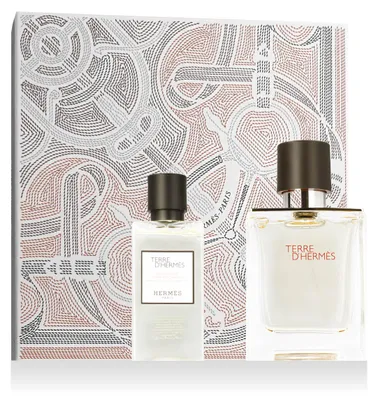 Produktbild von Hermès Hermes Terre Dhermes Eau De Toilette Pour Homme 50ml Spray Gel De Baño 40ml