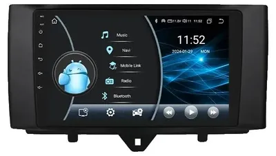 Immagine prodotto di CarPlay, funzionalità audio migliorate, sistema di navigazione, compatibile con l'impianto audio Smart Fortwo dal 2011 al 2015, modello W5 KI AHDC2