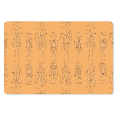 Produktbild von MuchoWow® Mauspad Mousepad Karneval - Joker - Muster 27x18 cm - Mousepads - Maus Mat - Pad - Mausunterlage - Büroartikel - Desk Matten