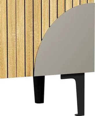 Obrázok produktu pre Komoda do detskej izby – 160 x 36 x 94 cm – Drevo – 4 dvierka a 4 zásuvky – Drevotrieska – Moderný štýl