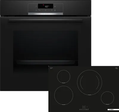 Produktbild von Bosch HBD274FB87, Einbau-Backofen-Set, HBA571BB3 + PIE811BB5E, Einbau-Backofen, Induktionskochfeld