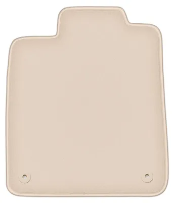 Produktbild von DURBAN Beige Velours-Fahrerfußmatte für Porsche Taycan Limousine (2020-)