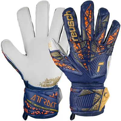 Immagine prodotto di Guanti da portiere Reusch Attrakt Grip blu 5470815 4410 - 11