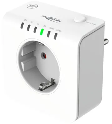 Productafbeelding van ANSMANN 1260-0016 ANSMANN Energiebesparende stekkerdoos AES 1.5, met tijdinstelling, wit