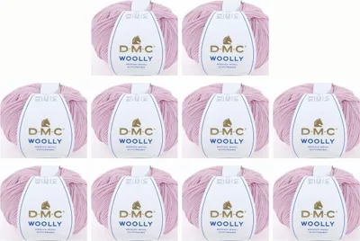 Obrázek produktu pro 10x příze DMC „Woolly“ z merino vlny – 100 % vlna z Austrálie, 488, (barva 42)