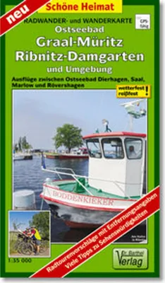 Produktbild von Ostseebad Graal-Müritz, Ribnitz-Damgarten und Umgebung Radwander- und Wanderkarte 1 : 35 000