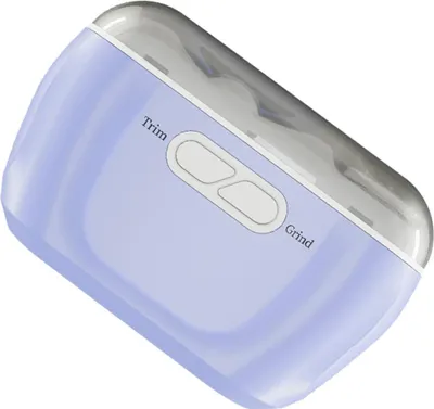 Produktbild von INF Elektrischer Nagelfeilen Trimmer 3-Gang USB-C LED Leuchte ABS Gehäuse für Salon und Zuhause Violett