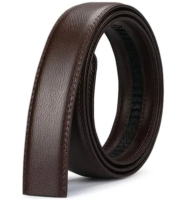 Produktbild von SAMTOBELY Herren Gürtel Ratsche Automatik Gürtel für Männer 35mm Breit Ledergürtel, 1 3/8" Ohne Schnalle