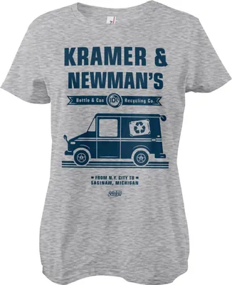 Produktbild von Kramer & Newman's Recycling Co Girly Tee - Medium - HeatherGrey