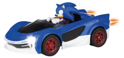 Immagine prodotto di Kart radiocomandato da corsa "Sonic Racing Crossworlds" a 2,4 GHz con illuminazione a LED
