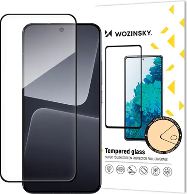 Zdjęcie produktu dla Szkło Hartowane Wozinsky Full Glue Z Czarną Ramką Do Xiaomi 14