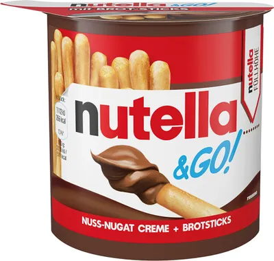Produktbild von Ferrero Nutella & GO, 52 g, Schokolade, 1 Stück(e), CE, Schweiz, 511 kcal