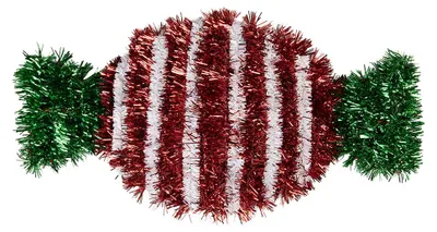 Obrázek produktu pro Clayre & Eef Vánoční přívěsek 33 x 2 x 16 cm, červený, plast