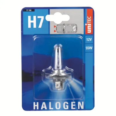 Produktbild von Unitec Halogenlampe H7 für Hauptscheinwerfer 12 Volt / 55 Watt