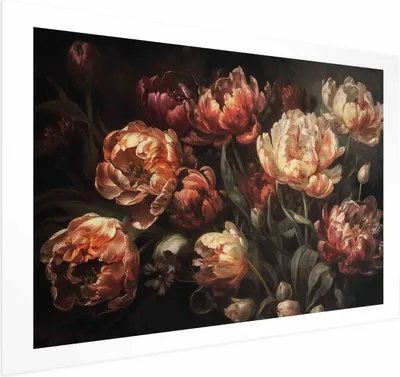 Produktbild von Posterpapier Poster - Blooming Tulips 30x21 cm Blumen b-H-10024-ao-a
