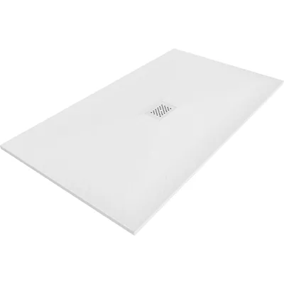 Image de Mexen Hugo cabine de douche rectangulaire SMC 150 x 100 cm, blanc, couvercle blanc - 42101015-W