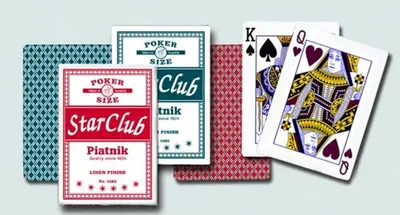 Obrázok produktu pre Piatnik Star Club pokerové karty červené/modré