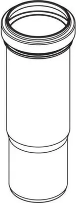 Produktbild von REHAU RAUPIANO PLUS, Langmuffe, DN 50, 1 Stk.