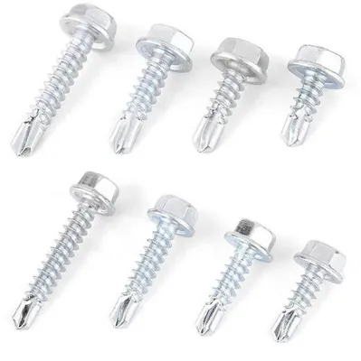 Produktbild von Dünnwandige, selbsttappende, hex-Schrauben für Waschmaschinen, Set mit Bohrpunkt und selbsttappendem Bohrer